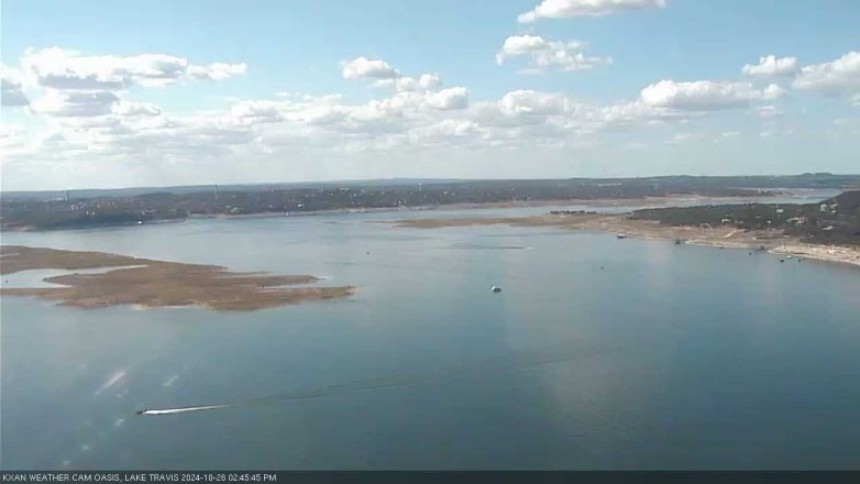 Lake Travis webcam, October 26, 2024 2:45 PM CT