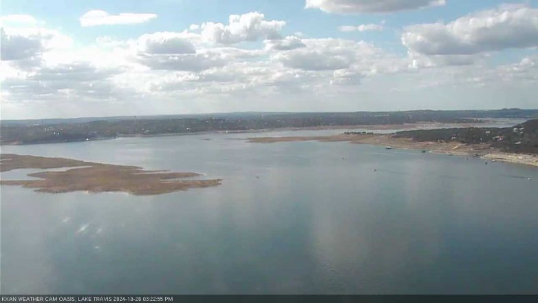 Lake Travis webcam, October 26, 2024 3:25 PM CT