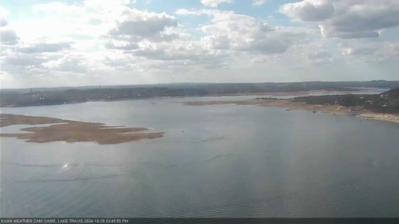 Lake Travis webcam, October 26, 2024 3:45 PM CT