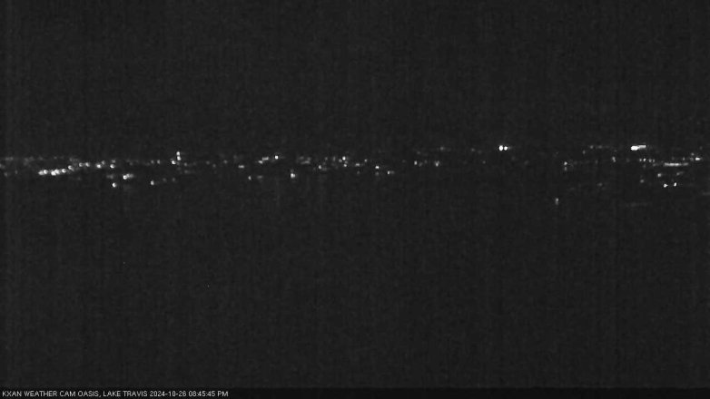 Lake Travis webcam, October 26, 2024 8:45 PM CT