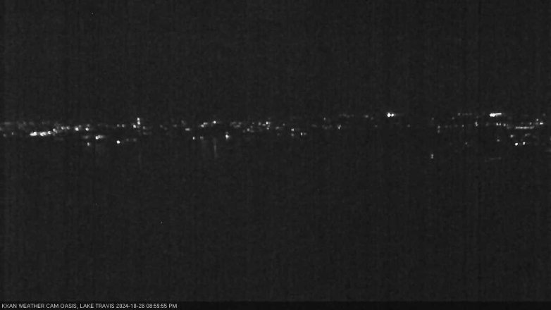Lake Travis webcam, October 26, 2024 9:00 PM CT