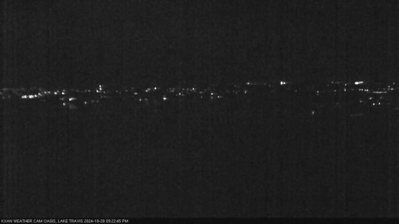 Lake Travis webcam, October 26, 2024 9:25 PM CT