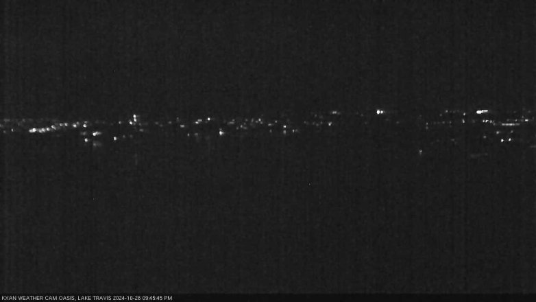Lake Travis webcam, October 26, 2024 9:45 PM CT