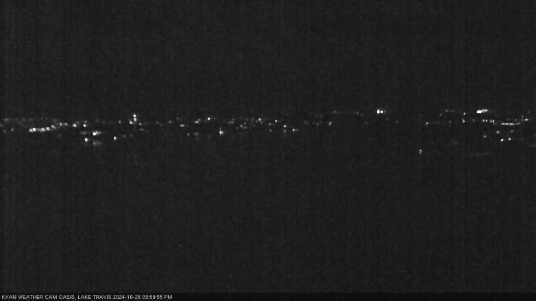 Lake Travis webcam, October 26, 2024 10:00 PM CT