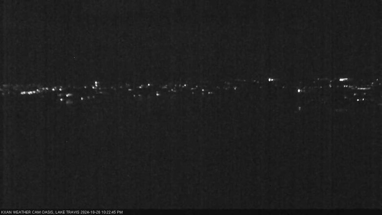 Lake Travis webcam, October 26, 2024 10:25 PM CT