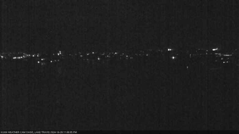 Lake Travis webcam, October 26, 2024 11:00 PM CT