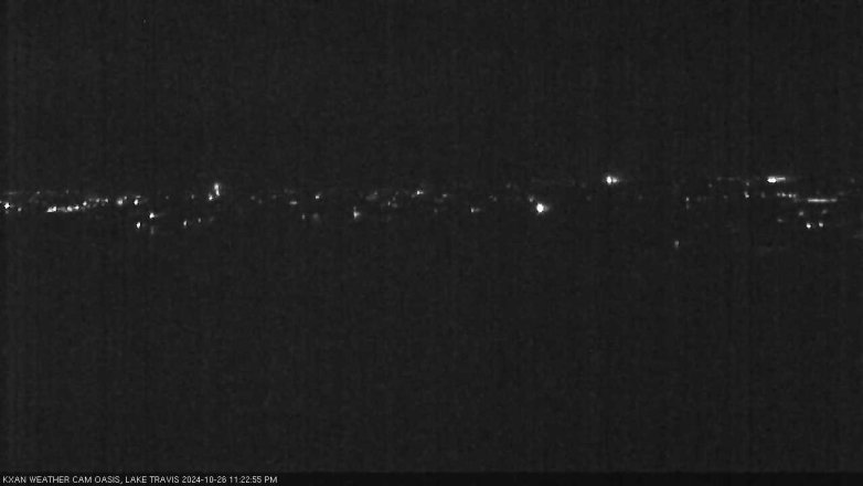 Lake Travis webcam, October 26, 2024 11:25 PM CT