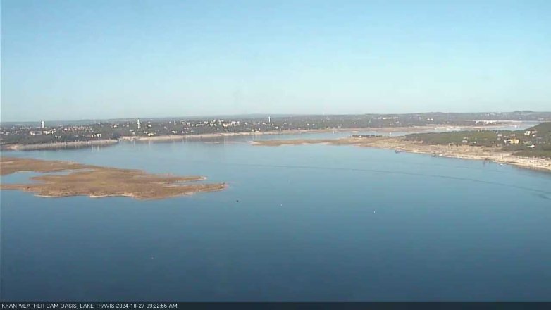 Lake Travis webcam, October 27, 2024 9:25 AM CT