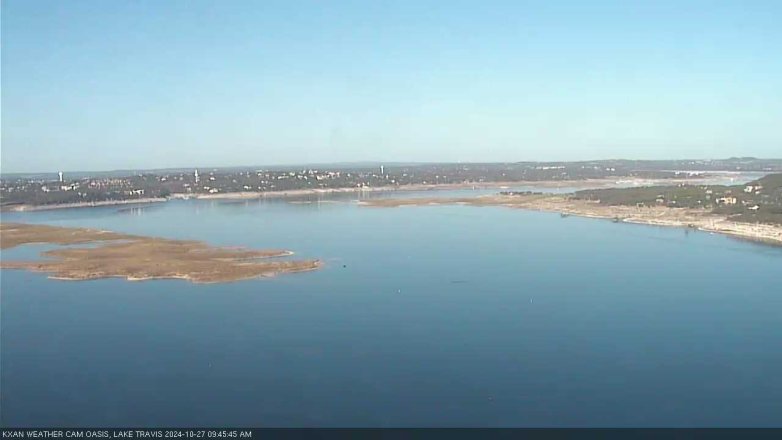 Lake Travis webcam, October 27, 2024 9:45 AM CT