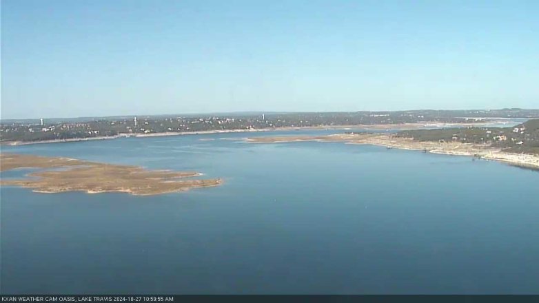 Lake Travis webcam, October 27, 2024 11:00 AM CT