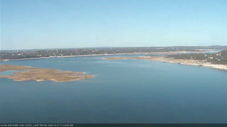Lake Travis webcam, October 27, 2024 11:25 AM CT