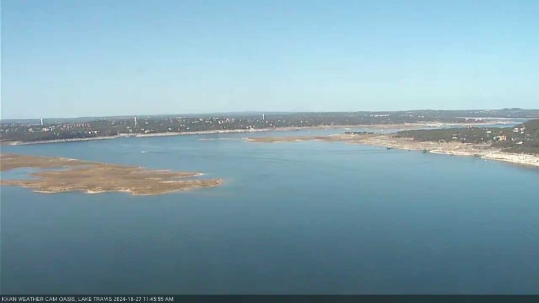 Lake Travis webcam, October 27, 2024 11:45 AM CT