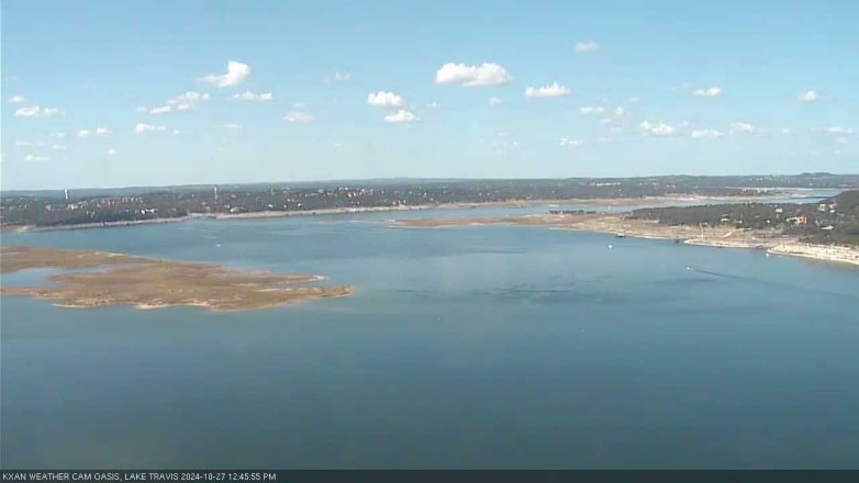 Lake Travis webcam, October 27, 2024 12:45 PM CT