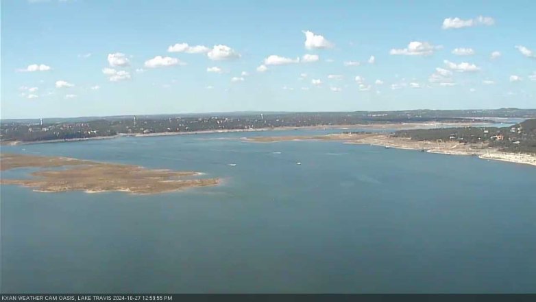Lake Travis webcam, October 27, 2024 1:00 PM CT