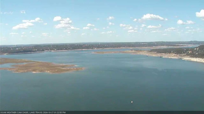 Lake Travis webcam, October 27, 2024 1:25 PM CT