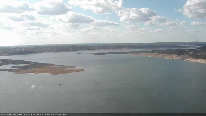 Lake Travis webcam, October 27, 2024 3:45 PM CT