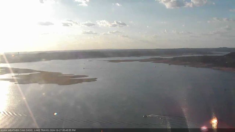 Lake Travis webcam, October 27, 2024 5:45 PM CT