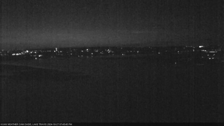 Lake Travis webcam, October 27, 2024 7:45 PM CT