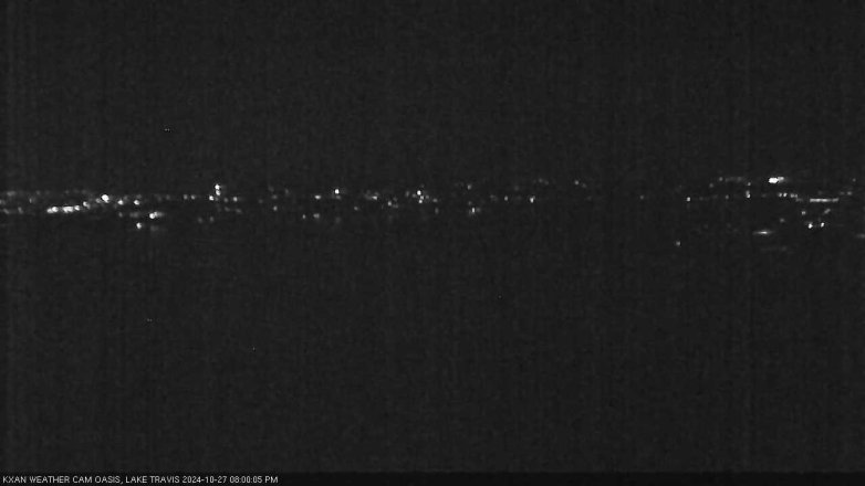 Lake Travis webcam, October 27, 2024 8:00 PM CT