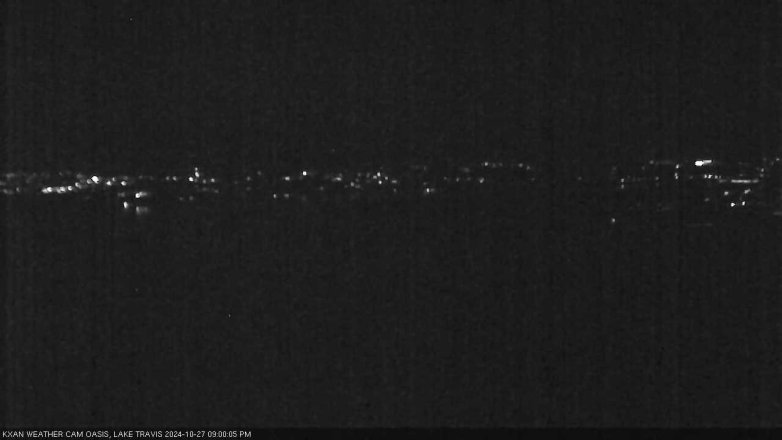 Lake Travis webcam, October 27, 2024 9:00 PM CT