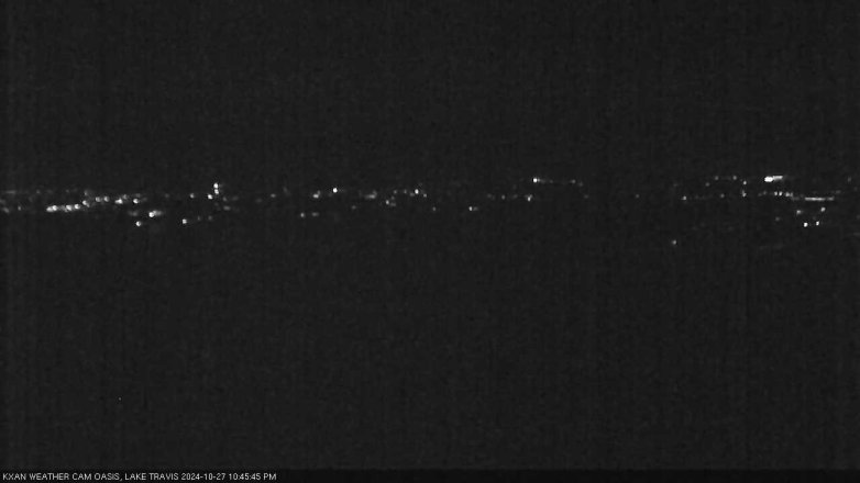 Lake Travis webcam, October 27, 2024 10:45 PM CT