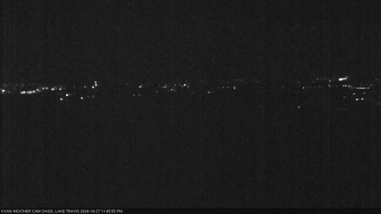 Lake Travis webcam, October 27, 2024 11:45 PM CT