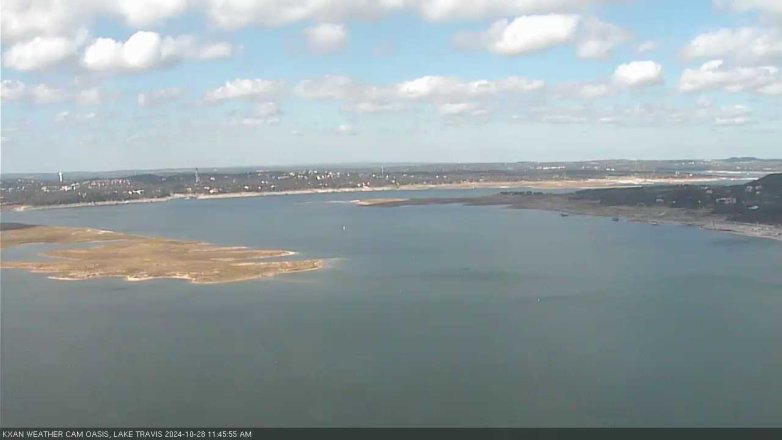 Lake Travis webcam, October 28, 2024 11:45 AM CT