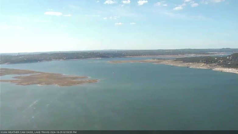 Lake Travis webcam, October 28, 2024 3:00 PM CT
