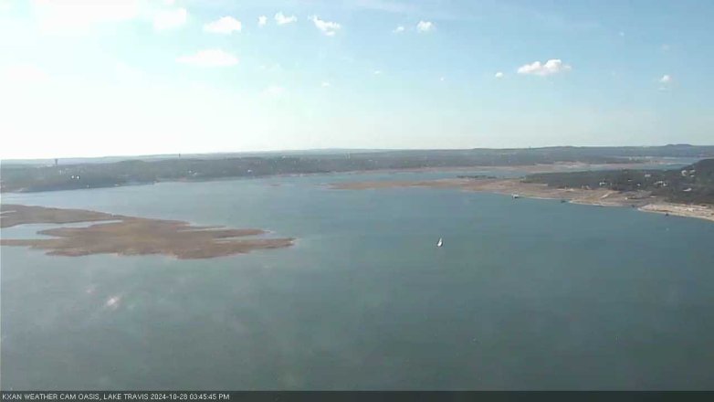 Lake Travis webcam, October 28, 2024 3:45 PM CT