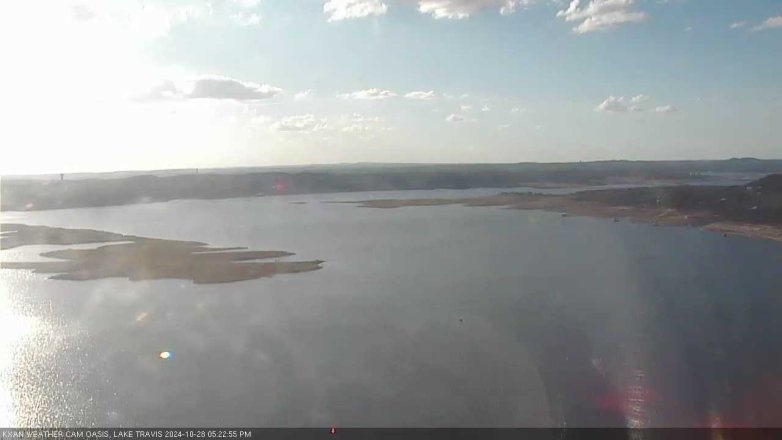 Lake Travis webcam, October 28, 2024 5:25 PM CT