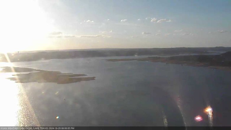 Lake Travis webcam, October 28, 2024 6:00 PM CT