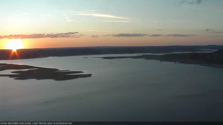 Lake Travis webcam, October 28, 2024 6:45 PM CT