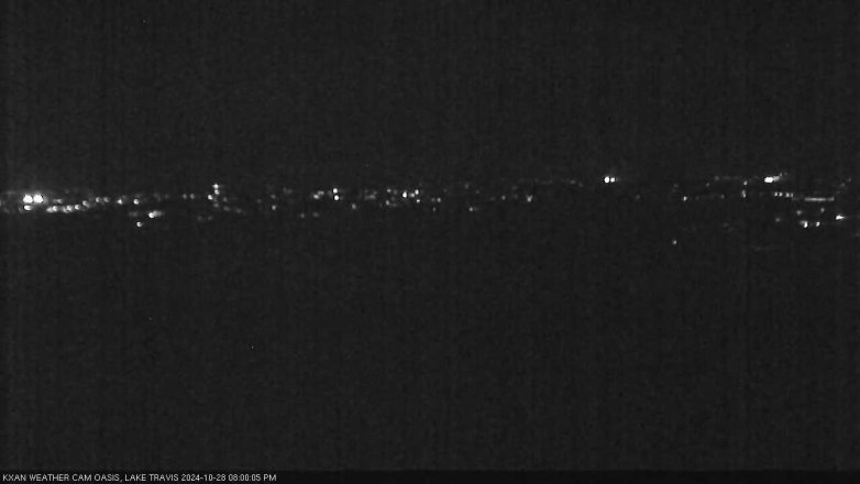 Lake Travis webcam, October 28, 2024 8:00 PM CT
