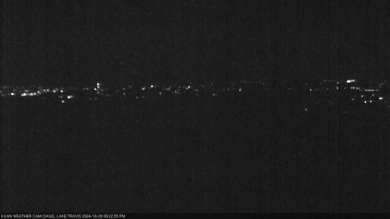 Lake Travis webcam, October 28, 2024 9:25 PM CT