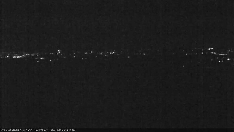 Lake Travis webcam, October 28, 2024 10:00 PM CT