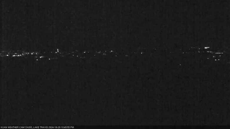 Lake Travis webcam, October 28, 2024 10:45 PM CT