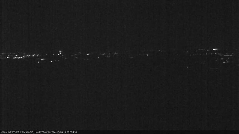 Lake Travis webcam, October 28, 2024 11:00 PM CT