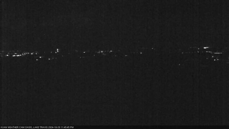 Lake Travis webcam, October 28, 2024 11:45 PM CT