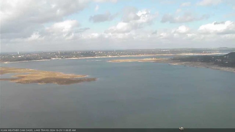 Lake Travis webcam, October 29, 2024 11:00 AM CT