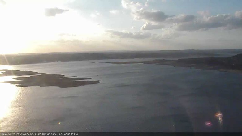 Lake Travis webcam, October 29, 2024 6:00 PM CT