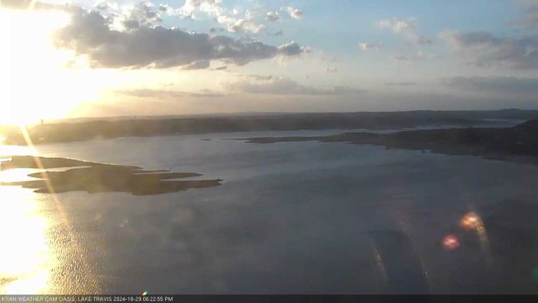 Lake Travis webcam, October 29, 2024 6:25 PM CT