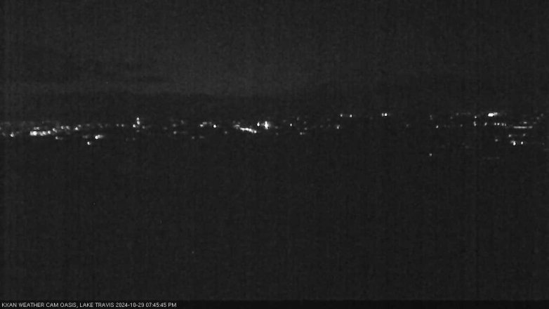 Lake Travis webcam, October 29, 2024 7:45 PM CT