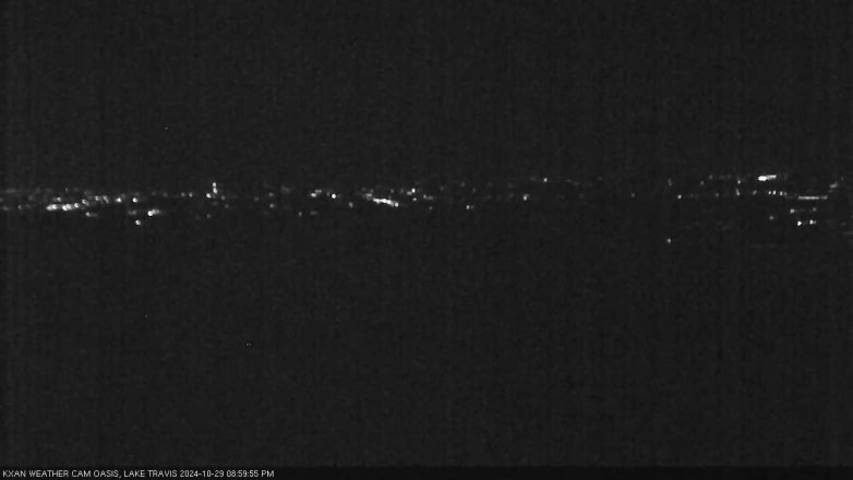 Lake Travis webcam, October 29, 2024 9:00 PM CT