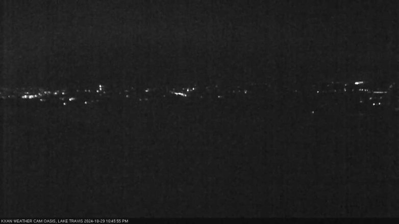 Lake Travis webcam, October 29, 2024 10:45 PM CT