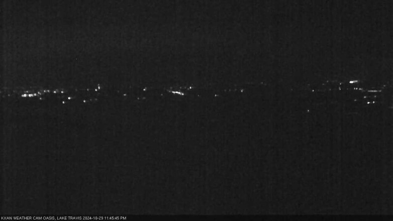 Lake Travis webcam, October 29, 2024 11:45 PM CT