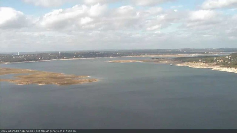 Lake Travis webcam, October 30, 2024 12:00 PM CT
