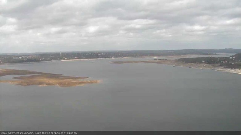 Lake Travis webcam, October 30, 2024 1:00 PM CT