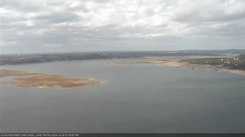 Lake Travis webcam, October 30, 2024 1:45 PM CT