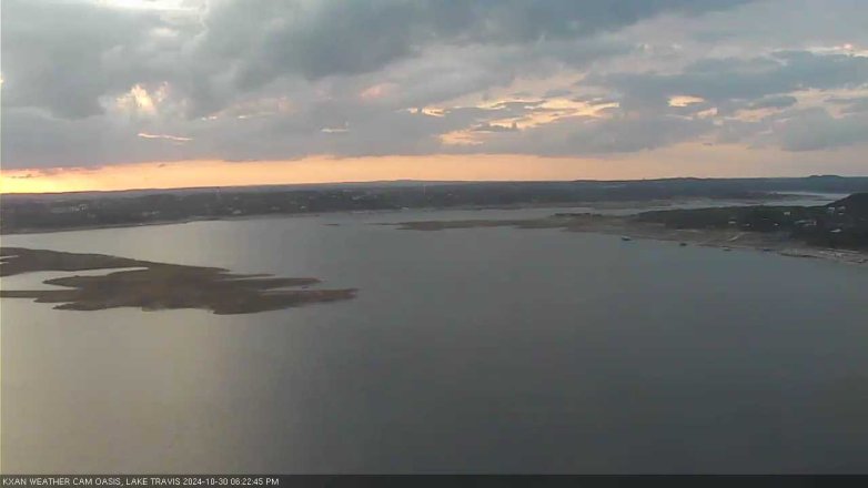 Lake Travis webcam, October 30, 2024 6:25 PM CT
