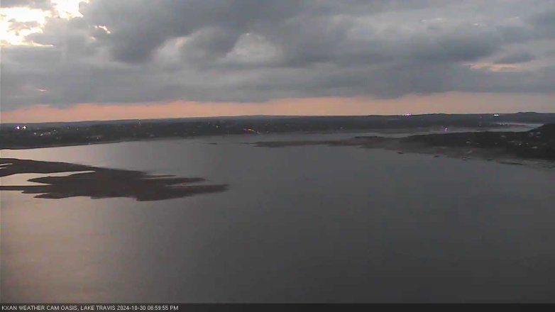 Lake Travis webcam, October 30, 2024 7:00 PM CT
